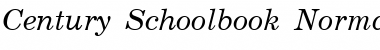 Download Century-Schoolbook Normal-Italic Font Title Preview