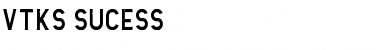 Download Vtks Sucess Regular Font Title Preview