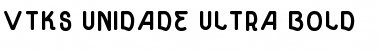 Download vtks unidade ultra bold Regular Font Title Preview