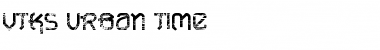 Download VTKS URBAN TIME Regular Font Title Preview