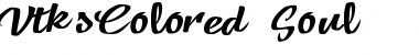 Download VtksColored Soul 3 Regular Font Title Preview