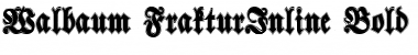 Download Walbaum Fraktur Bold Font Title Preview