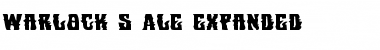 Download Warlock's Ale Expanded Expanded Font