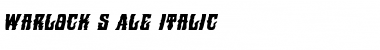 Download Warlock's Ale Italic Italic Font