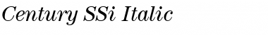 Download Century SSi Italic Font Title Preview