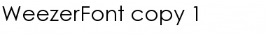 Download WeezerFont Regular Font Title Preview