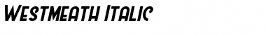 Download Westmeath Italic Font Title Preview