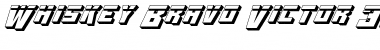 Whiskey Bravo Victor3D Laser Regular Font Title Preview Whiskey Bravo Victor3D Laser Regular Font Title Preview
