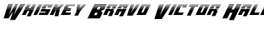 Whiskey Bravo Victor Halftone Regular Font Title Preview Whiskey Bravo Victor Halftone Regular Font Title Preview