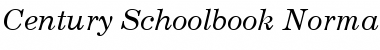 Download Century-Schoolbook-Normal-It Regular Font Title Preview