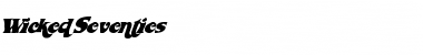 Download WickedSeventies Regular Font Title Preview