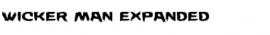 Download Wicker Man Expanded Expanded Font Title Preview