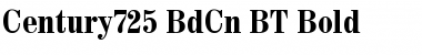 Download Century725 BdCn BT Bold Font Title Preview