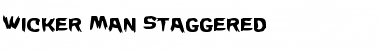 Download Wicker Man Staggered Regular Font Title Preview