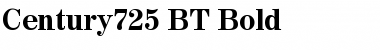 Download Century725 BT Bold Font Title Preview