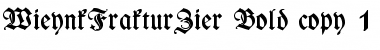 Download WieynkFrakturZier Bold Font Title Preview
