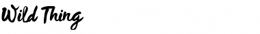 Download Wild Thing - Demo Regular Font Title Preview