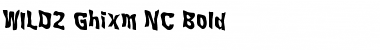 Download WILD2 Ghixm NC Bold Font Title Preview