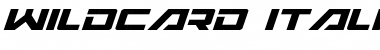 Download Wildcard Italic Italic Font Title Preview
