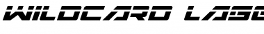 Download Wildcard Laser Italic Italic Font Title Preview