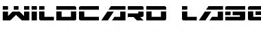 Download Wildcard Laser Regular Font Title Preview