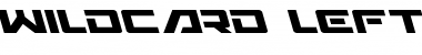Download Wildcard Leftalic Italic Font Title Preview