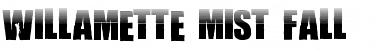Download Willamette Mist Fall Font Title Preview