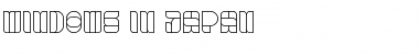 Download windows in japan Regular Font Title Preview