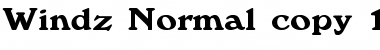 Download Windz Regular Font Title Preview