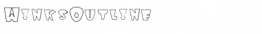 Download WinksOutline Regular Font Title Preview