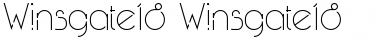 Download Winsgate18 Winsgate18 Font Title Preview