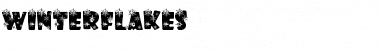 Download winterflakes Regular Font Title Preview