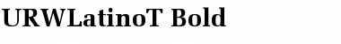 Download URWLatinoT Bold Font