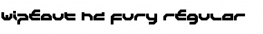 Download Wipeout HD Fury Regular Font Title Preview