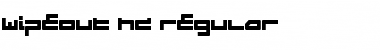 Download Wipeout HD Regular Font Title Preview