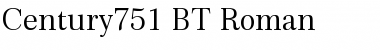 Download Century751 BT Roman Font Title Preview