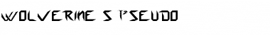 Download Wolverine's Pseudo Regular Font Title Preview