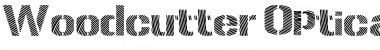 Download Woodcutter Optical Army Regular Font Title Preview