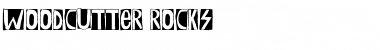 Download Woodcutter Rocks Regular Font Title Preview