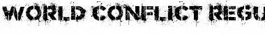 Download World Conflict Regular Font Title Preview
