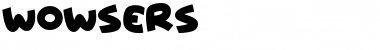 Download Wowsers Regular Font Title Preview