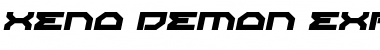 Download Xeno-Demon Expanded Italic Expanded Italic Font