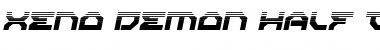 Download Xeno-Demon Half-Tone Italic Italic Font