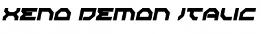 Download Xeno-Demon Italic Italic Font