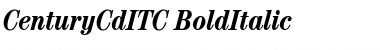 Download CenturyCdITC Bold Italic Font Title Preview