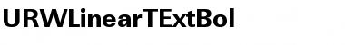 Download URWLinearTExtBol Regular Font
