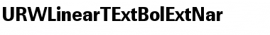 Download URWLinearTExtBolExtNar Font