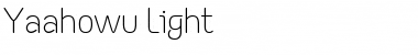 Download Yaahowu Light Font