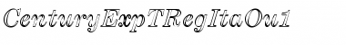 Download CenturyExpTRegItaOu1 Regular Font Title Preview
