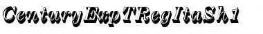 Download CenturyExpTRegItaSh1 Regular Font Title Preview